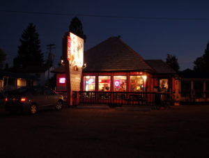 Betty's Diner by night