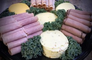Stutzman Deli tray with meat and cheese