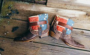 American Flag boots by Canty