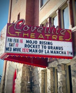 Marquee at Covellite Theatre & Uptown Lounge